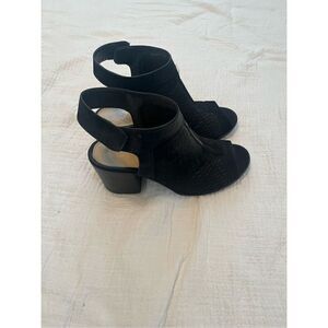 Vince Camuto Black Heel Open Toe Sandal
